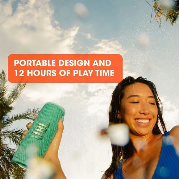 JBL Flip 6 Original Wireless Portable Bluetooth Speaker Waterproof Dustproof Red - Picture 6 of 9